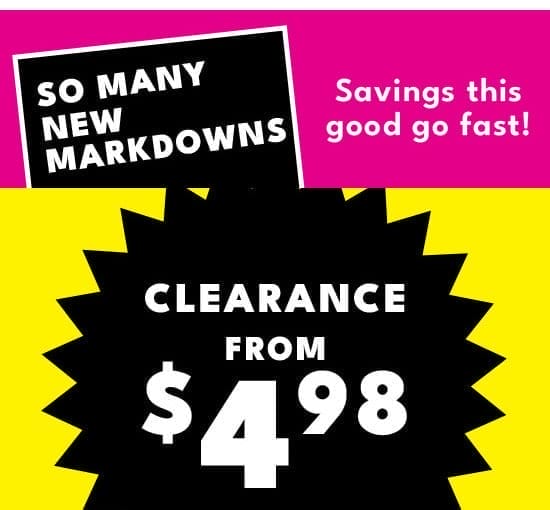 Clearance Sale