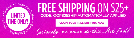 Claim Your Free Shipping