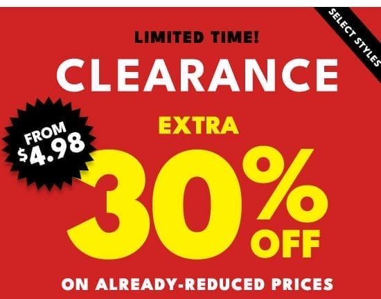 Clearance Sale