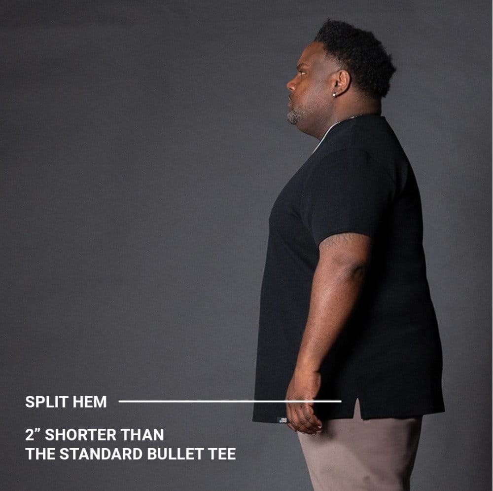 split hem bullet tee