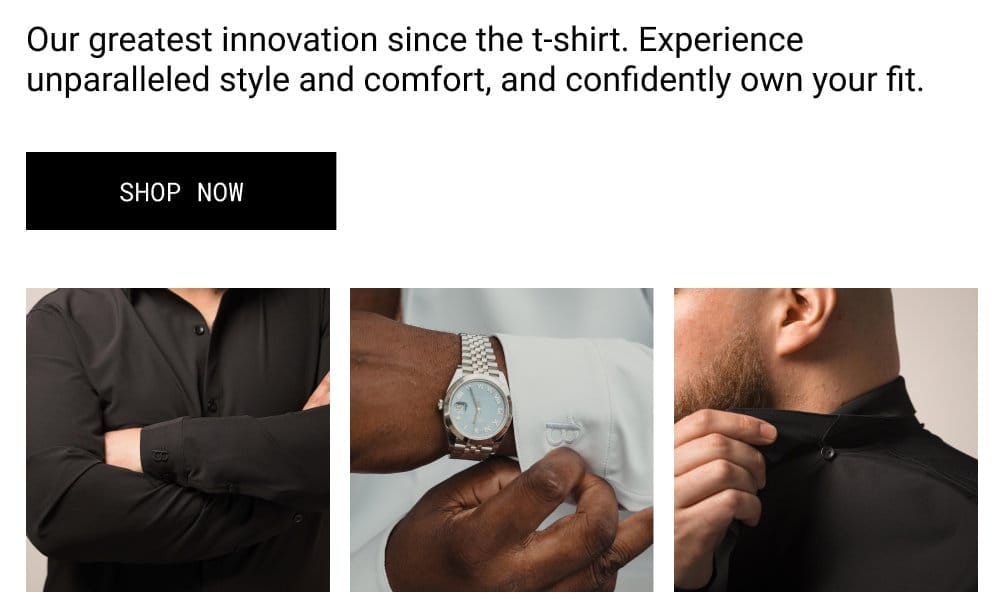 introducing the smart fit dress shirt