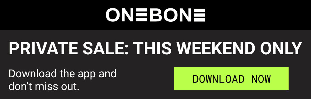 PRIVATE SALE: this weekend only - download the app and don't miss out