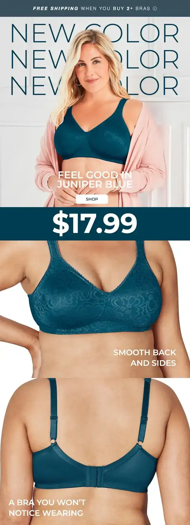 Playtex 18 Hour Ultimate Lift & Support Wireless Bra