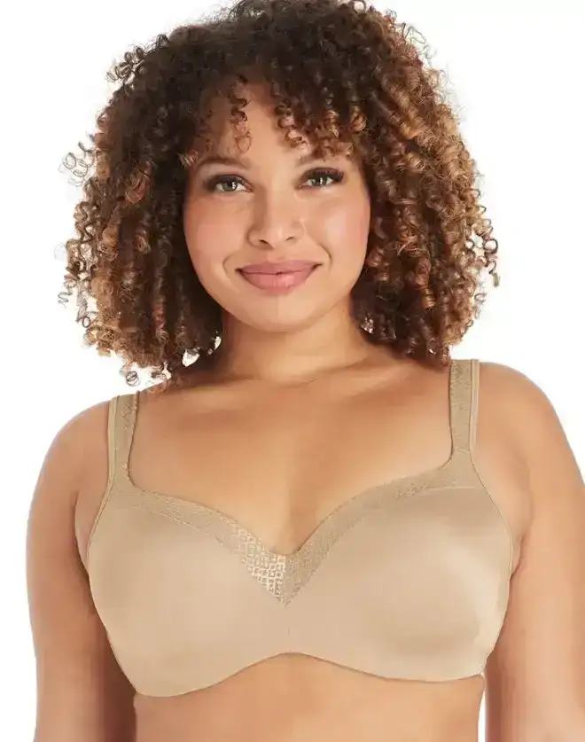 Playtex Secrets® Underwire Full-Coverage Smoothing Balconette T-Shirt Bra For Full Figures