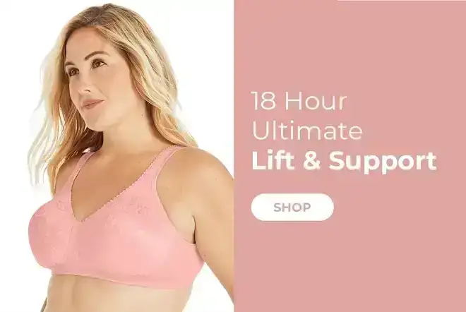 Playtex 18 Hour Ultimate Lift & Support Wireless Bra