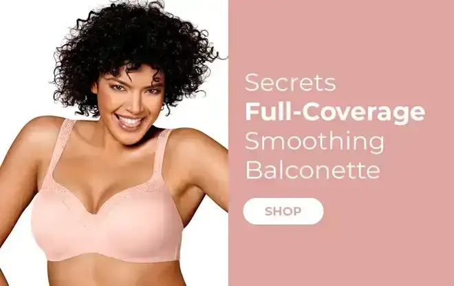 Playtex Secrets Underwire Full-Coverage Smoothing Balconette