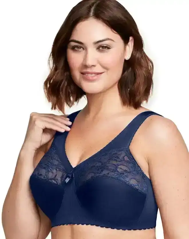 Glamorise Full Figure Plus Size MagicLift Original Wireless Support Bra