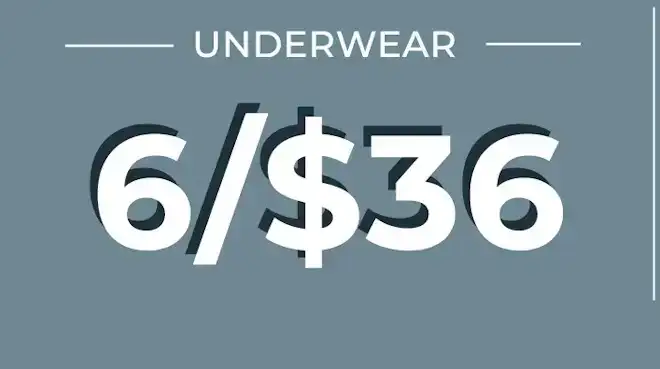 Undie Sale