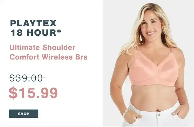 Playtex 18 Hour ® Ultimate Shoulder Comfort Wireless Bra