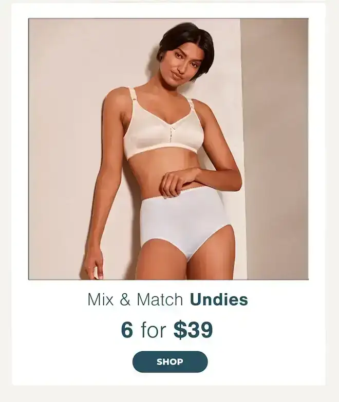 Undie Sale