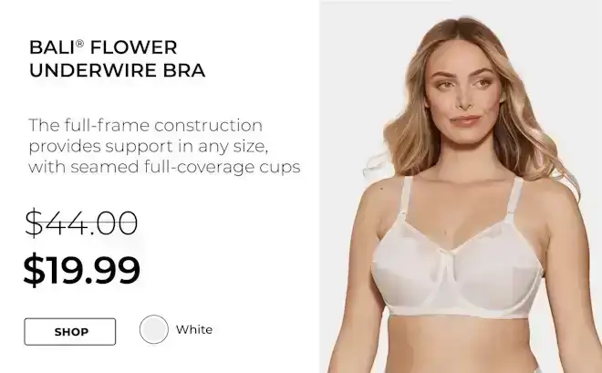 Bali Flower Underwire Bra