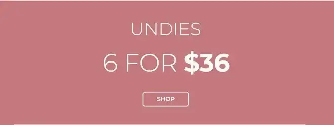 Undie Sale