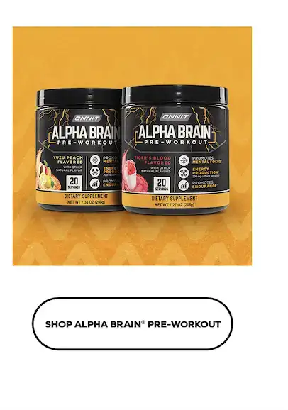 Shop Alpha Brain Pre Workout 