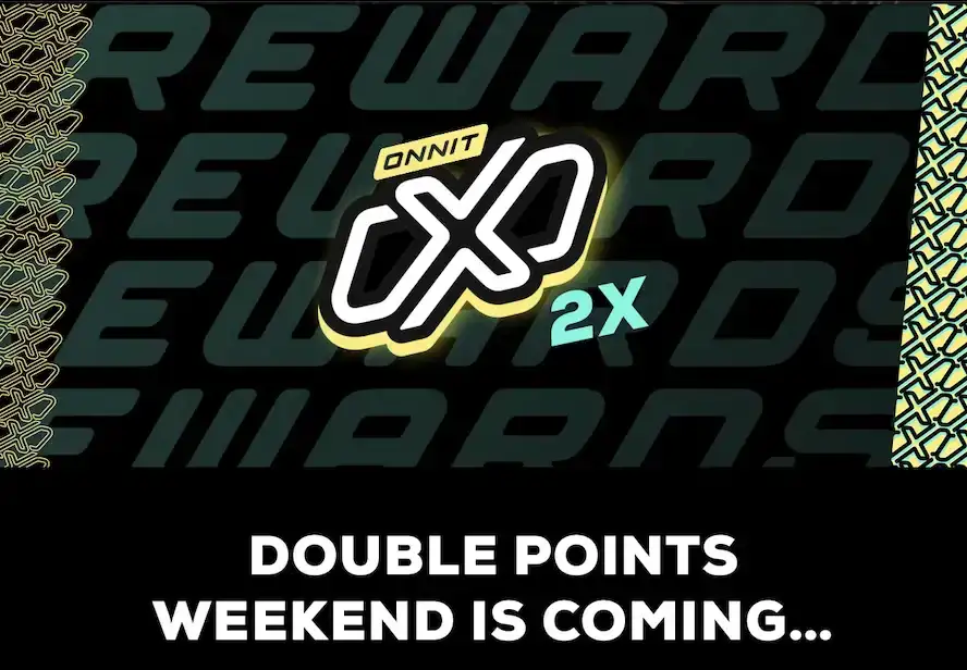 Double points weekend is coming 