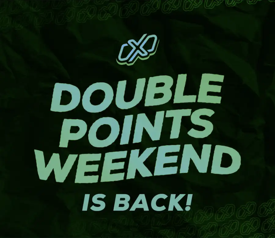 Double Points Weekend