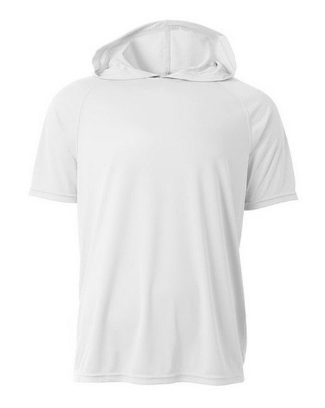 A4 NB3408 Youth Cooling Performance Short Sleeve Hooded Tee