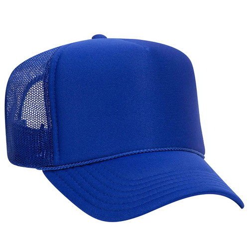 OTTO CAP 39-165 5 Panel High Crown Mesh Back Trucker Hat