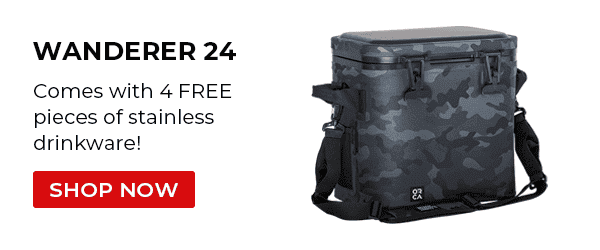 Wanderer 24 comes with 4 FREE pieces of drinkware