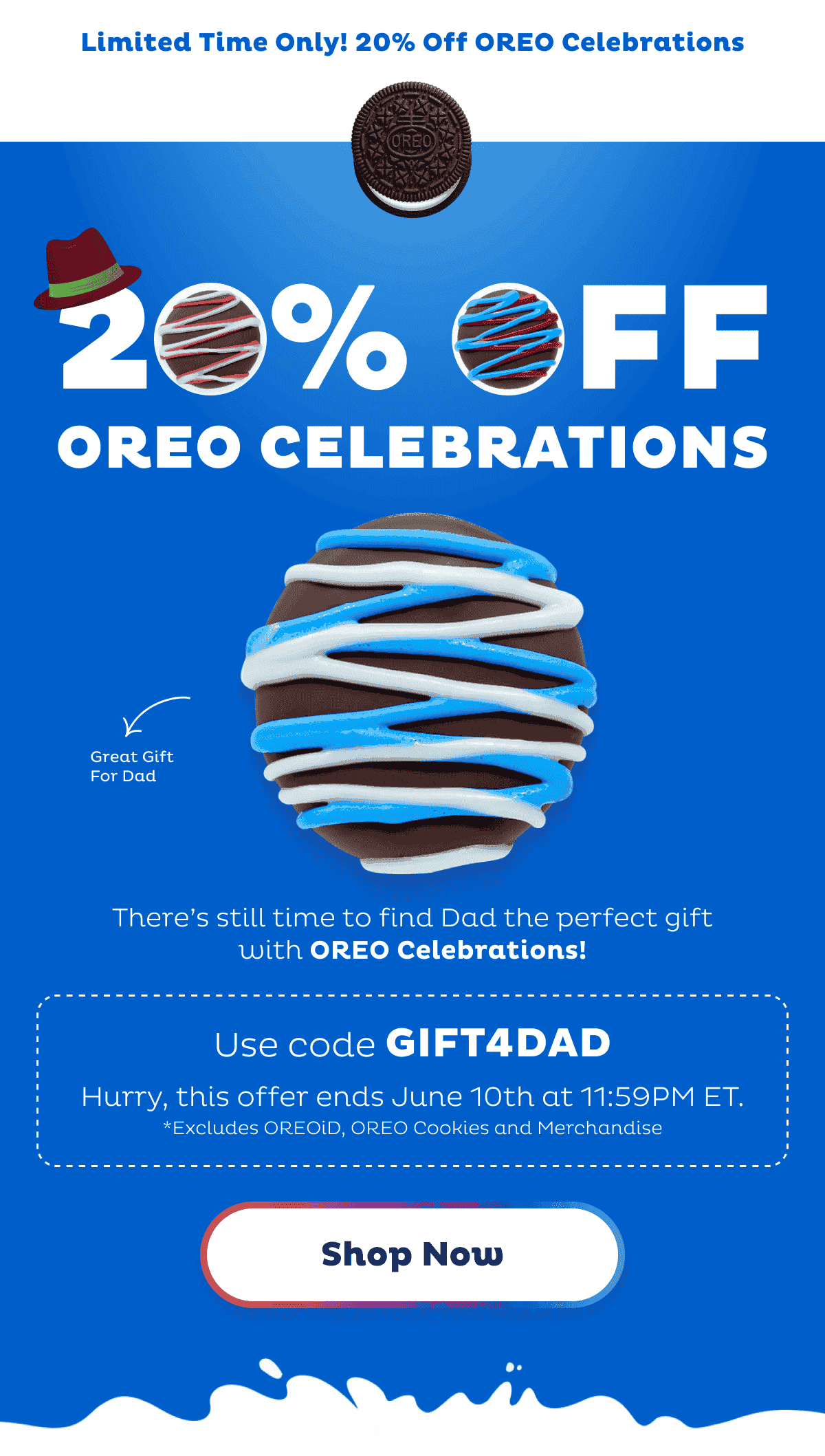 Shop 20% Off OREO Celebrations for Father's Day