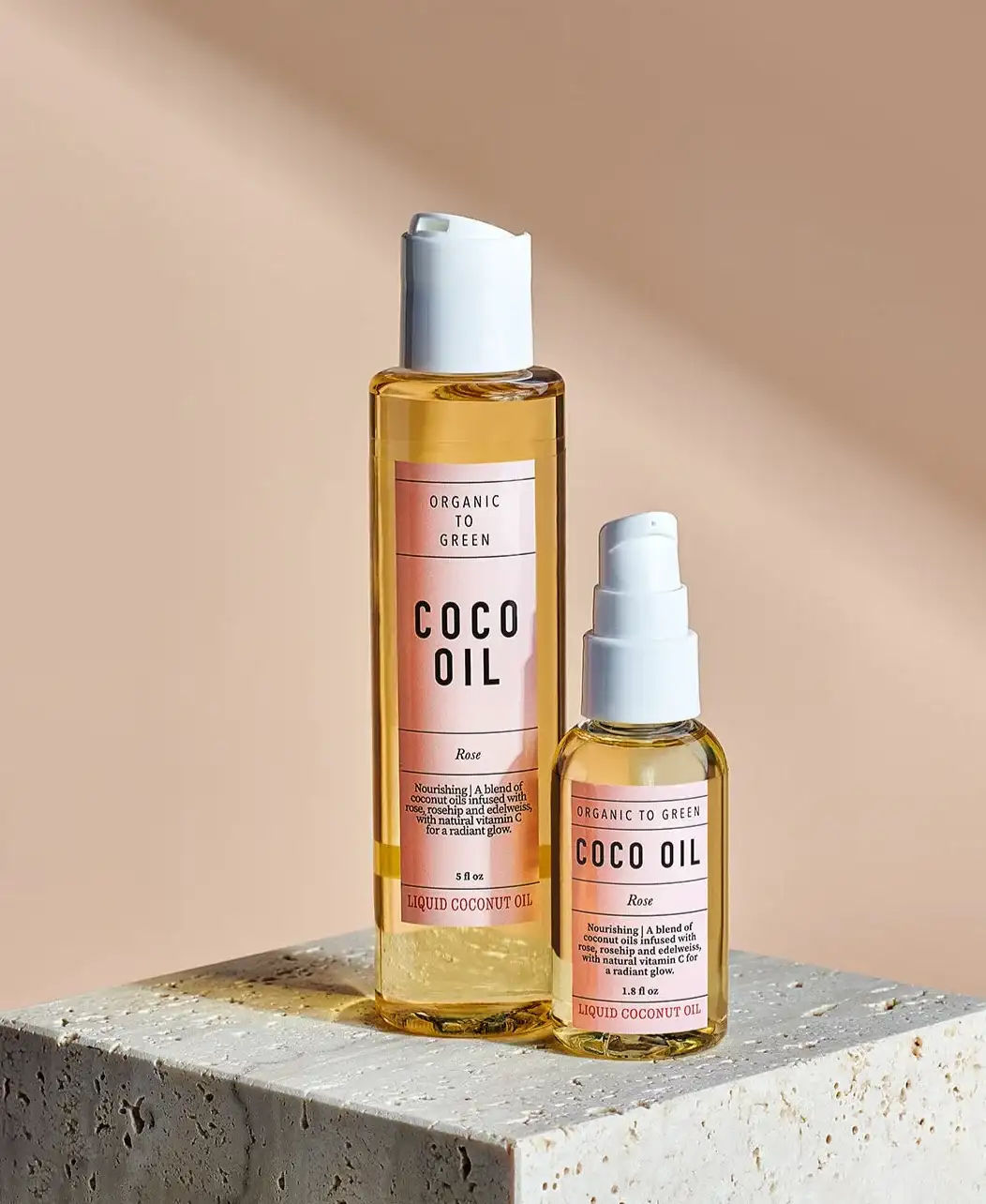 Image of Liquid Coconut Oil Rose - Anti-Aging Coco Oil