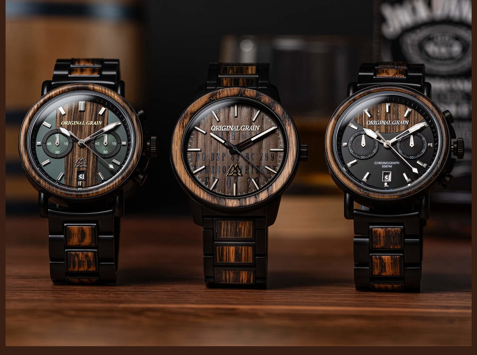 THREE BRAND NEW TIMEPIECES