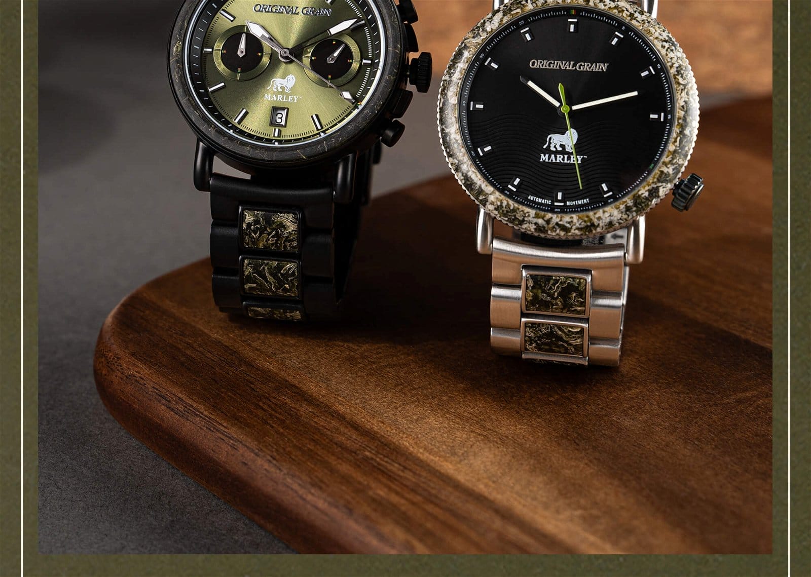 Click here to reserve your Original Grain x Bob Marley Limited Hemp Watch Coming Soon