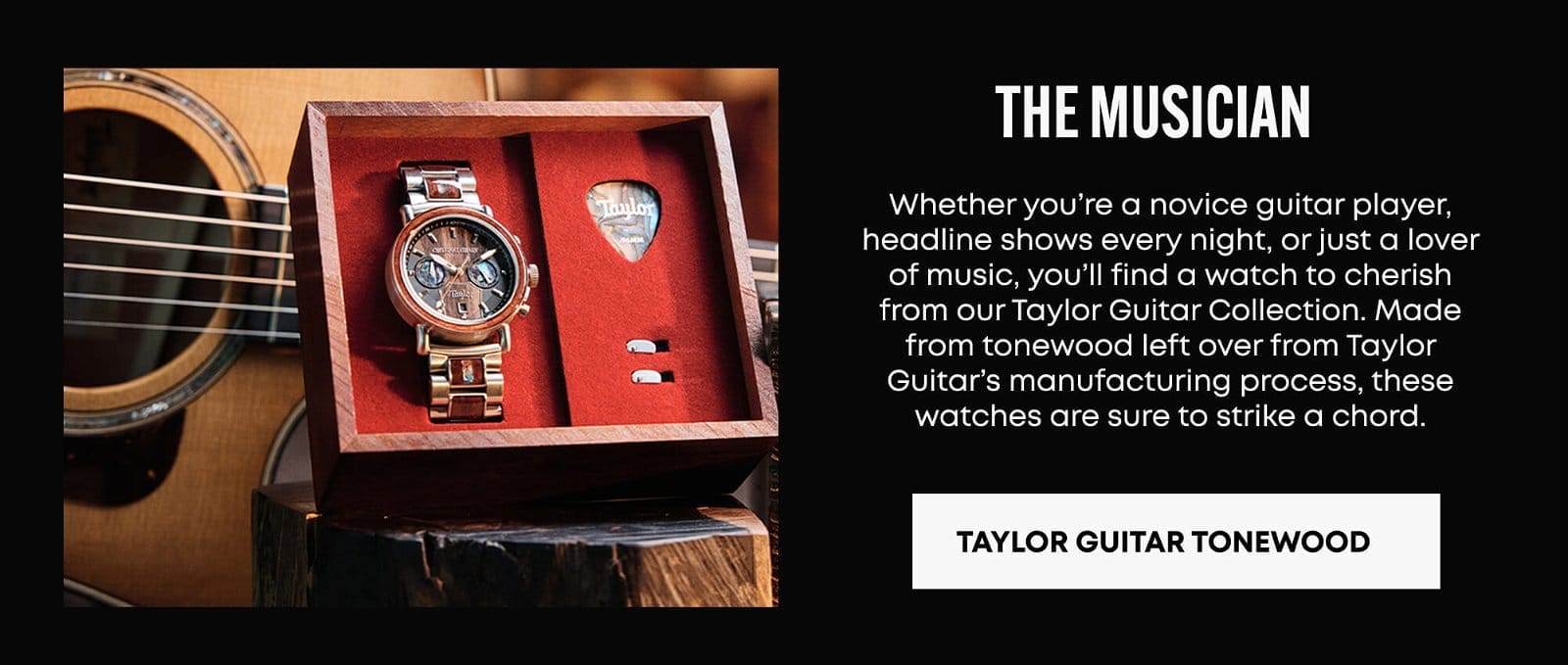 Shop Original Grain x Taylor Guitar Timepieces