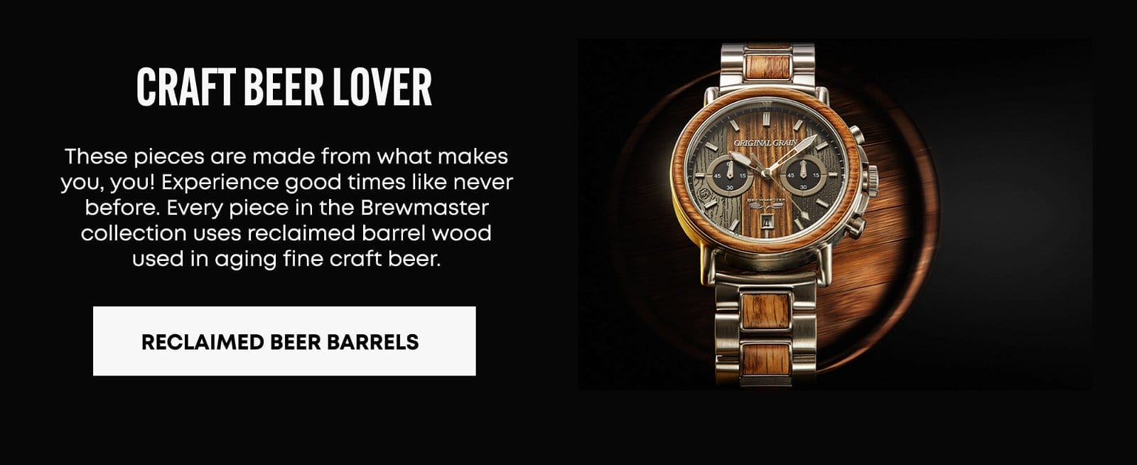 Shop Original Grain Beer Barrel Timepieces