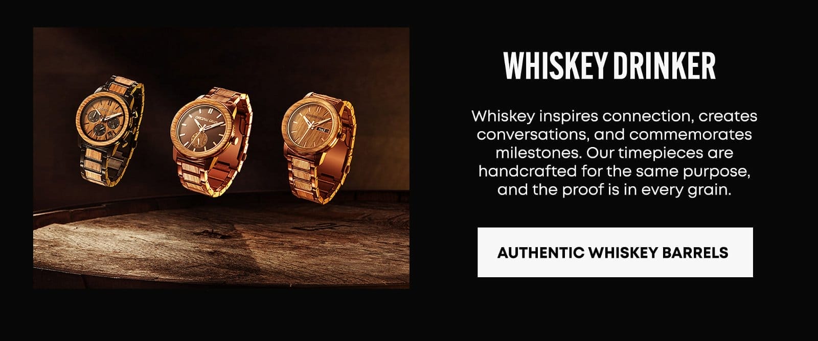 Shop Original Grain Whiskey Barrel Timepieces