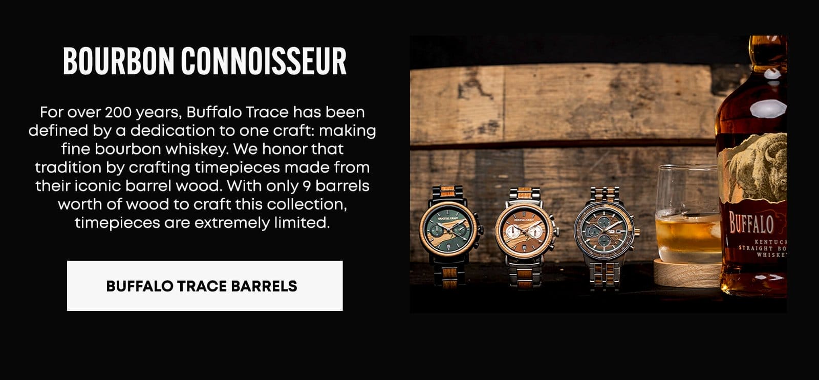 Shop Original Grain x Buffalo Trace Timepieces