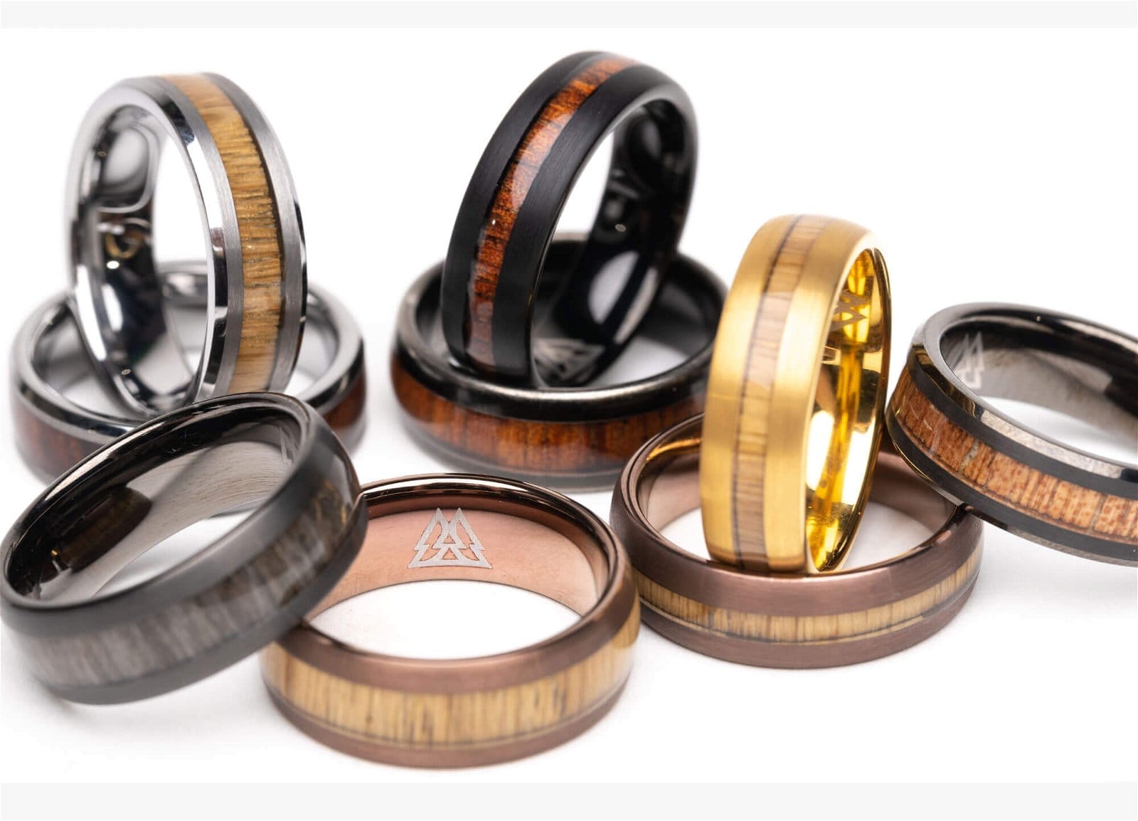 Original Gain Wedding Rings made with reclaimed materials
