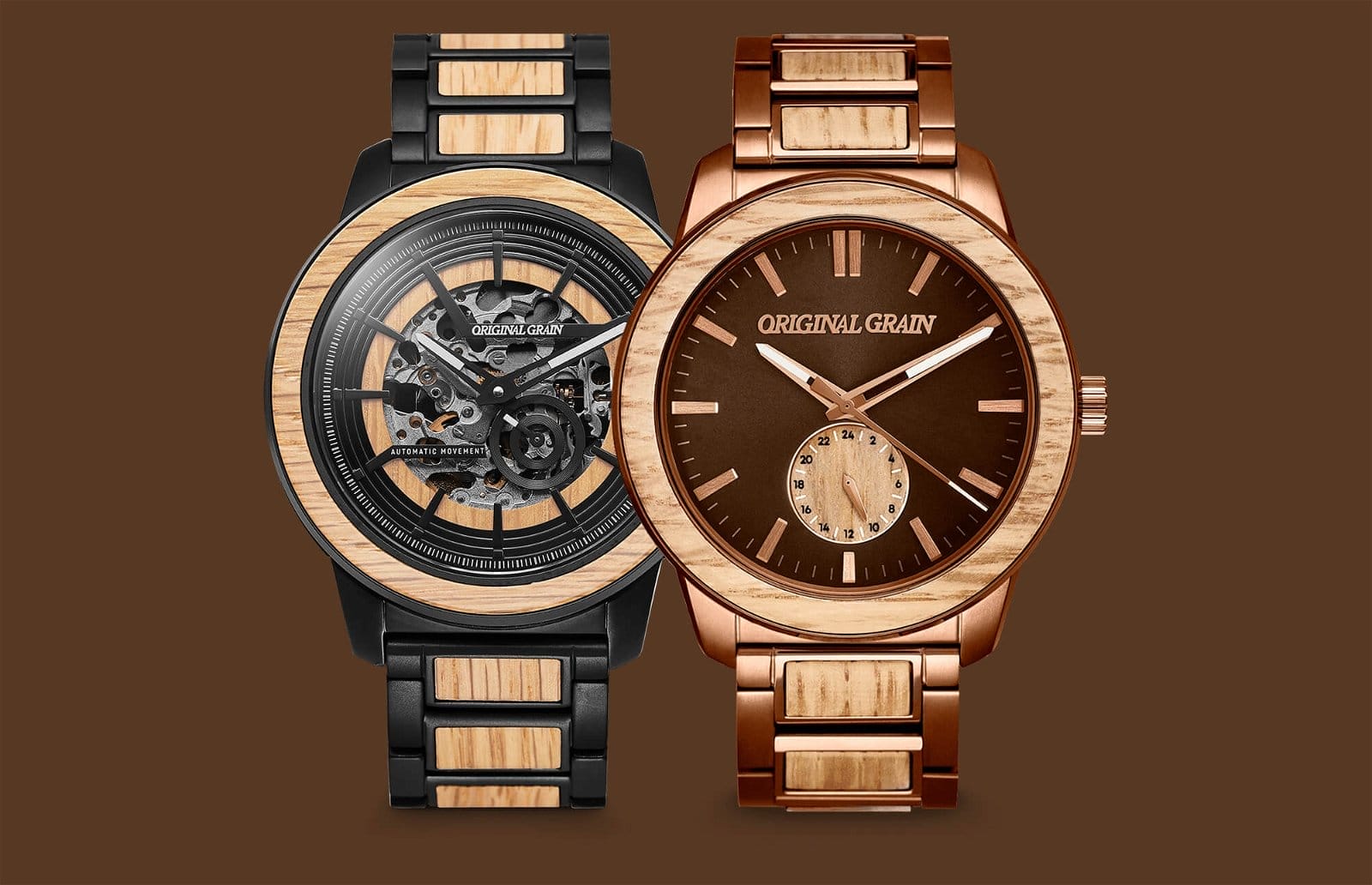 ORIGINAL GRAIN'S WHISKEY TIMEPIECES