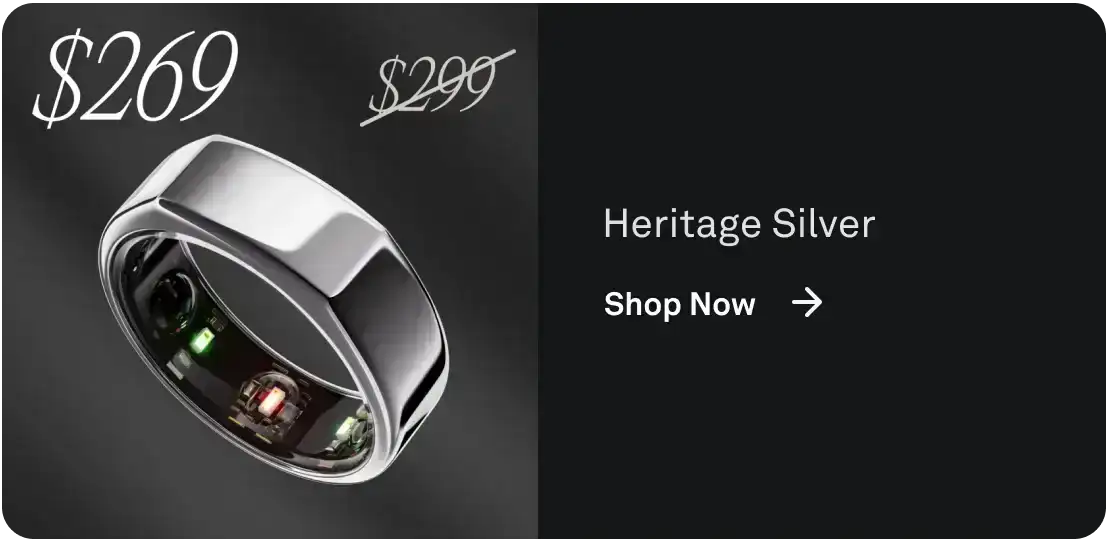 Hertiage Silver Oura Ring