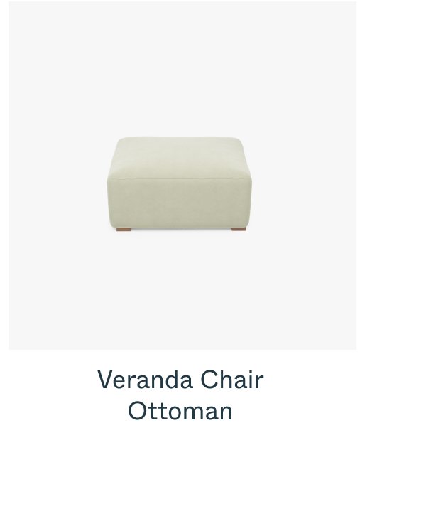 Veranda Chair Ottoman