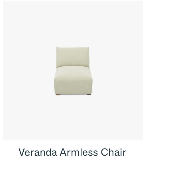 Veranda Armless Chair