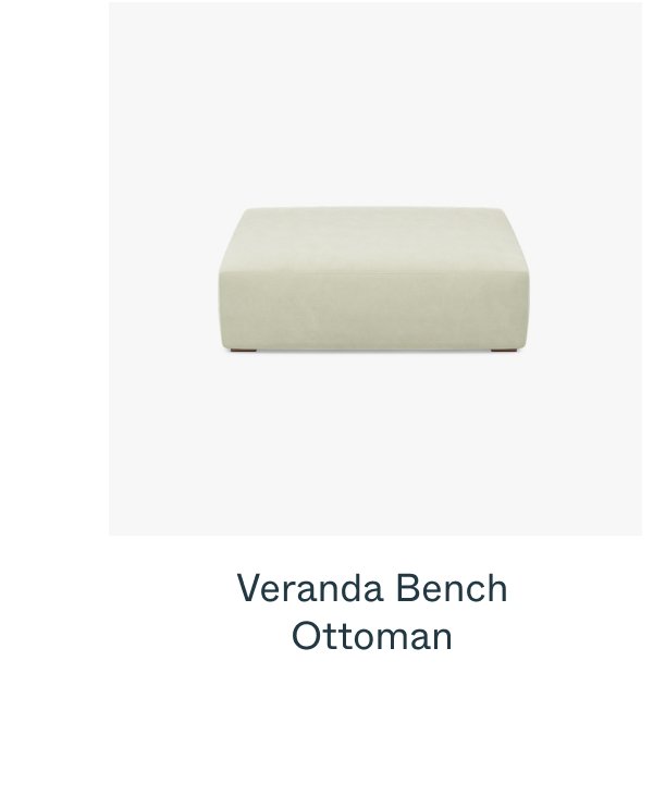 Veranda Bench Ottoman