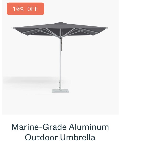 Marine-Grade Aluminum Outdoor Umbrella