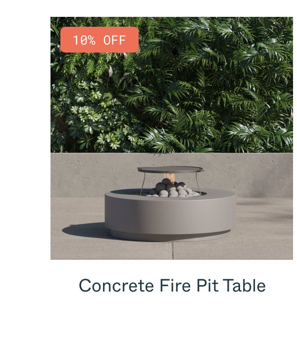 Concrete Fire Pit Table