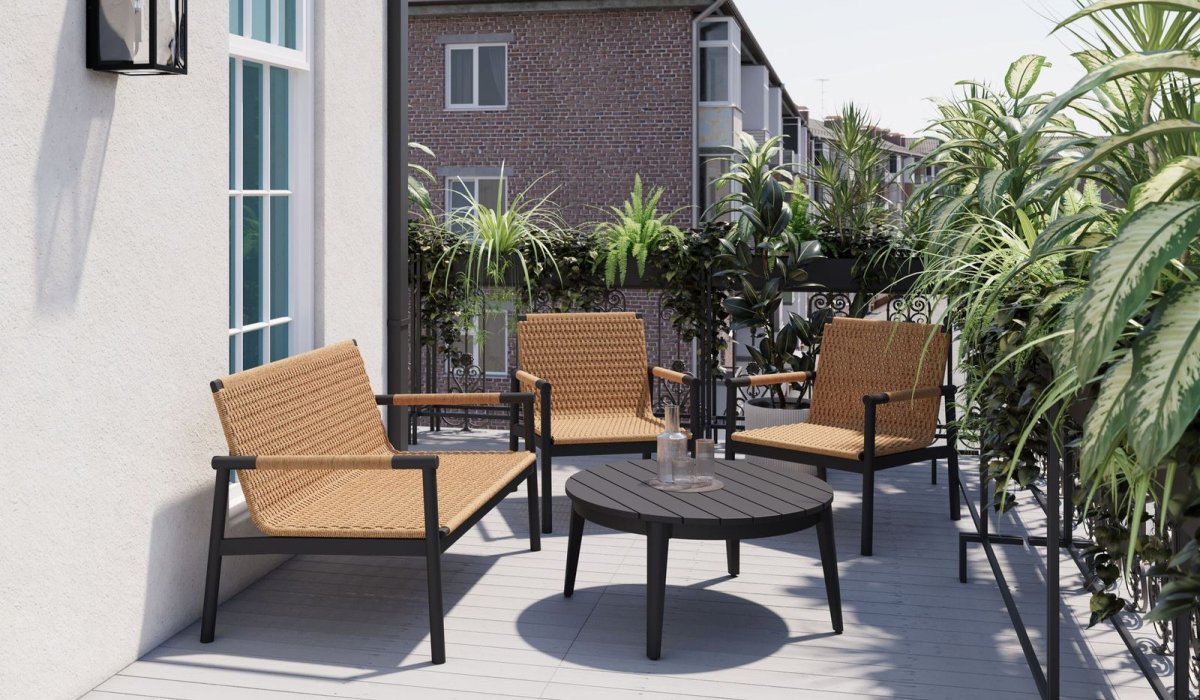 Cozy Corners Each piece in the Flex Collection blends style and functionality, featuring compact designs that maximize your outdoor area without compromising on comfort or elegance.