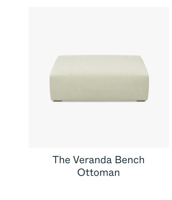 The Veranda Bench Ottoman