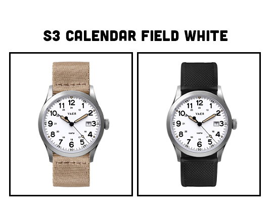 S3 Calendar Field White