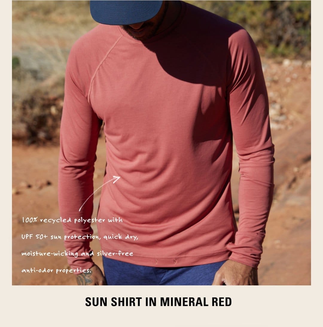 Sun Shirt - Mineral Red