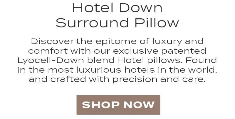 Hotel Down Surround Pillow