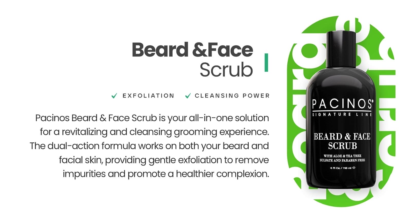 View our Beard Face Scrub