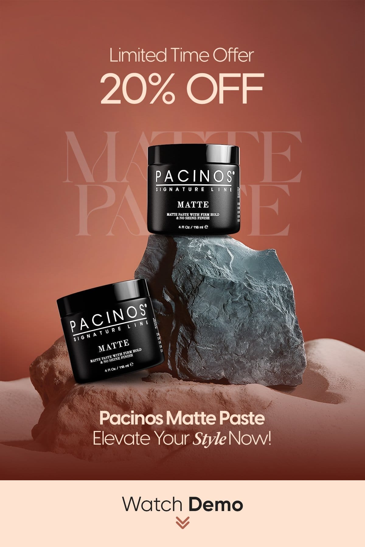 Pacinos Matte Elevate Your Style