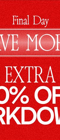 Final DaySAVE MORE! Extra 20% off* Markdowns. Shop Women
