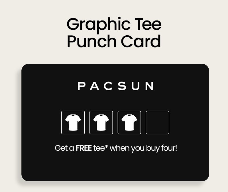 Free Graphic Tee Punchcard