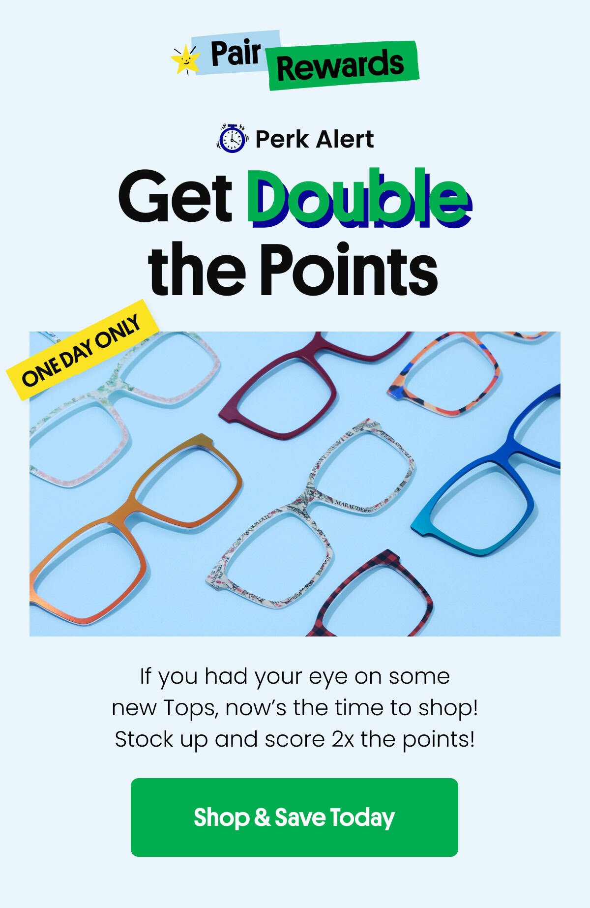 Get Double the Points