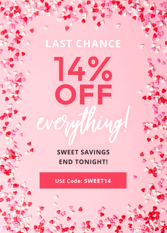 14% OFF Everything! Use Code: SWEET14