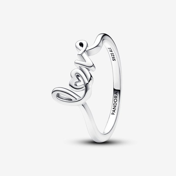 Handwritten Love Ring